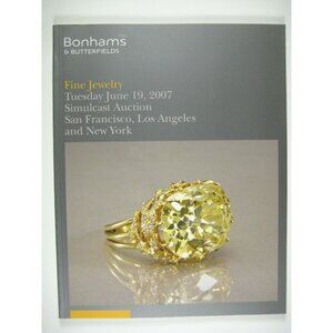 Bonhams Catalog Fine Jewelry 2007 Jewellery Simulcast Auction New York